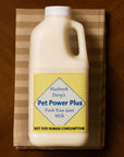 Raw Goat milk bottle