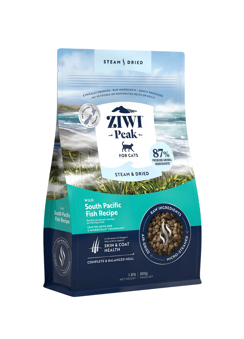 ZIWI Peak’s Steam & Dried Wild South Pacific Fish for Cats 800g