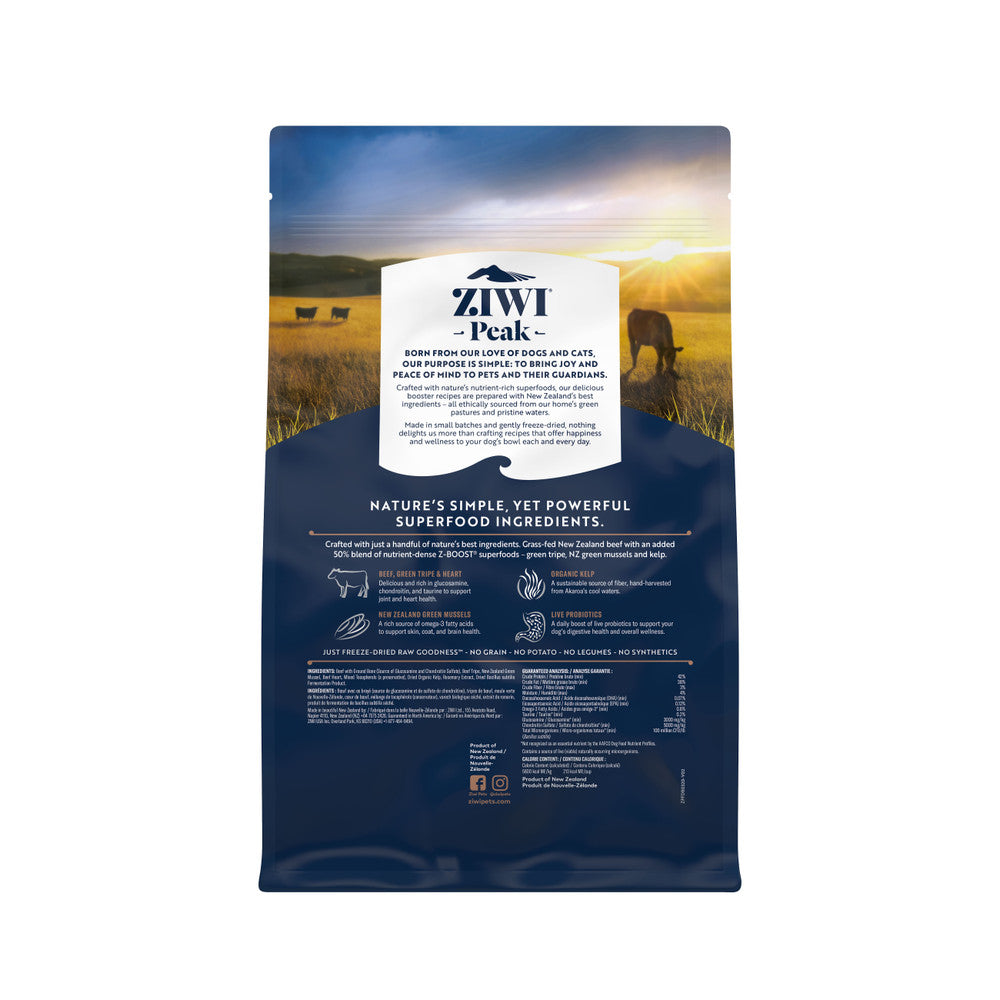 ZIWI® Peak Freeze Dried Dog Superboost Beef