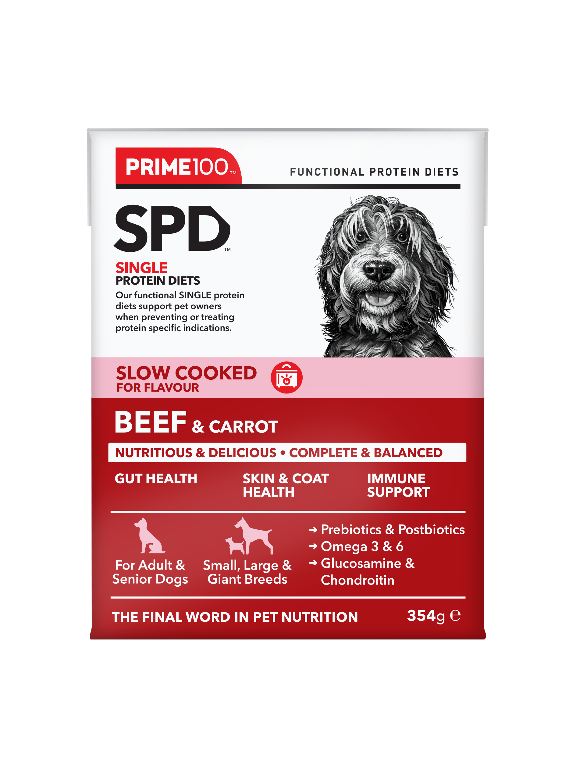SPD™ Slow Cooked Beef & Carrot 354g