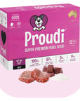 Proudi® Raw Beef Patties for Dogs