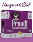 Proudi® Raw Kangaroo and Beef Patties for Dogs