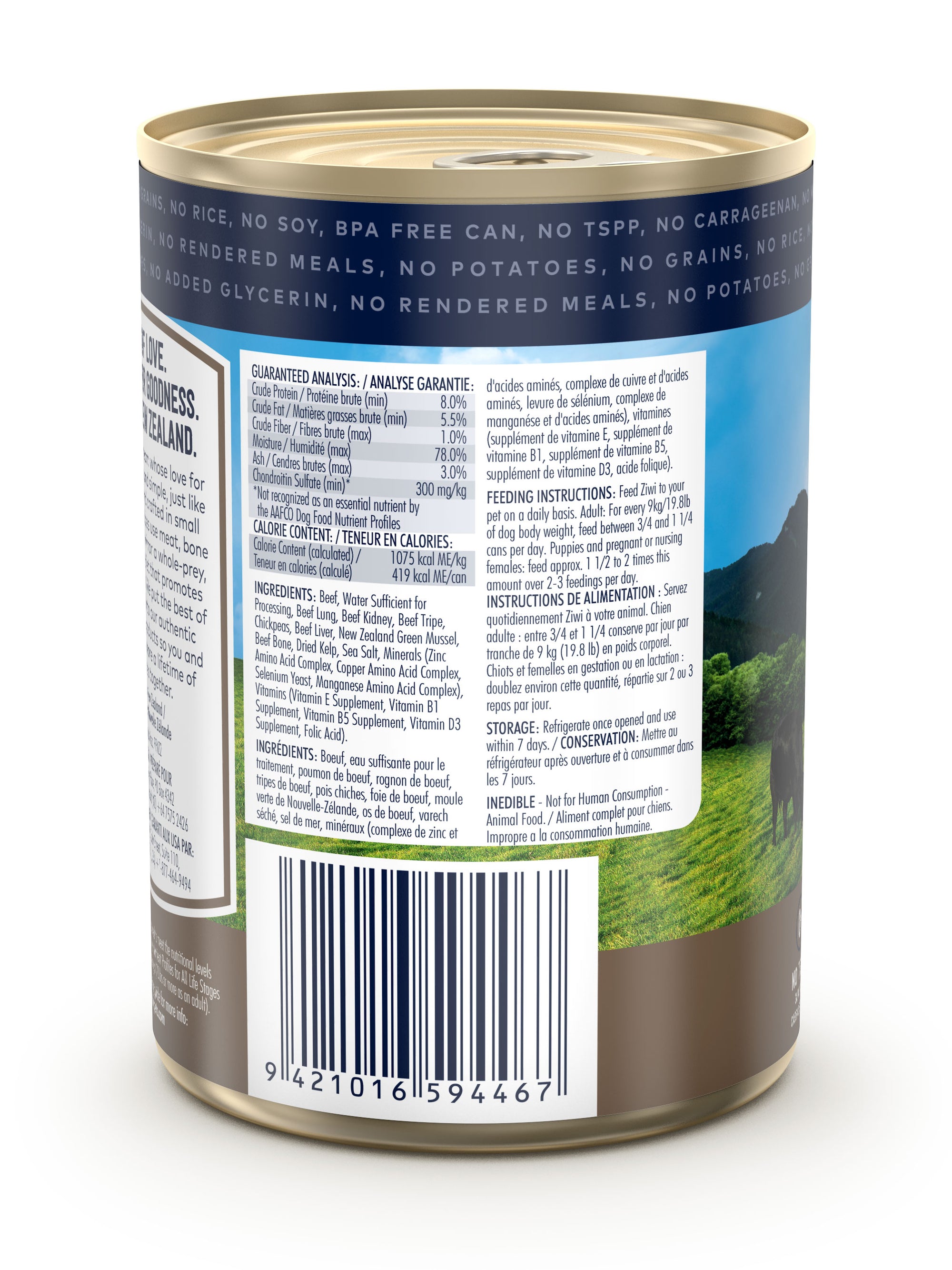 Ziwi Peak Dog Wet Beef Recipe
