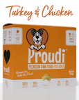 Proudi® Raw Turkey and Chicken Patties for Dogs