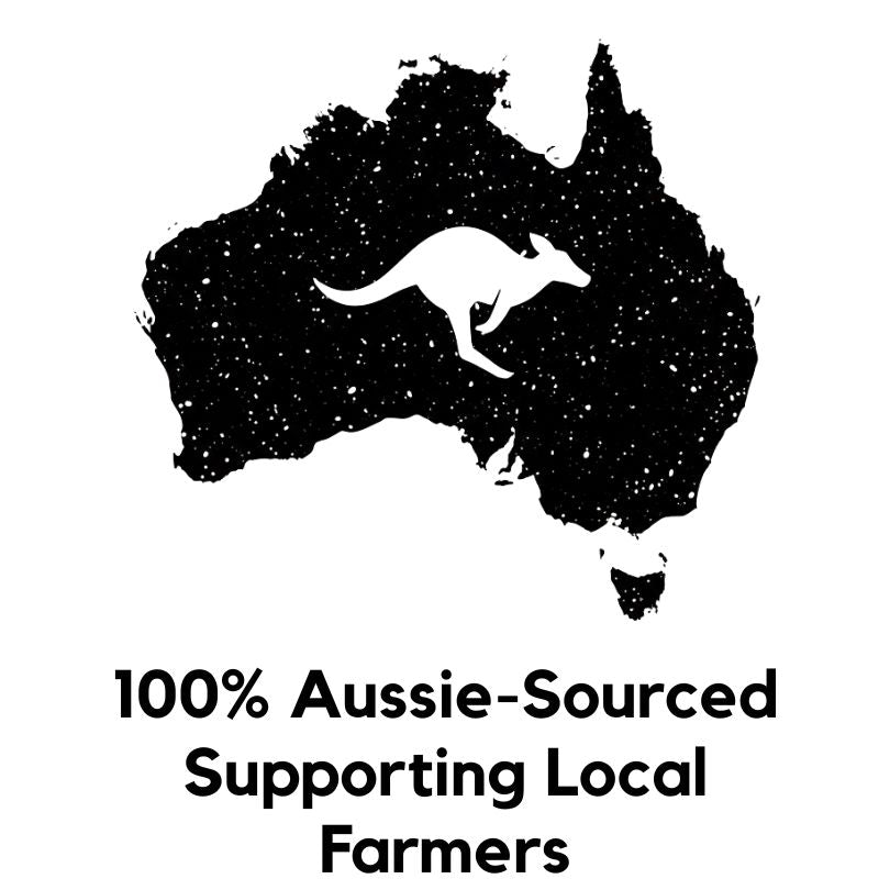 100% Aussie-Sourced, Supporting Local Farmers
