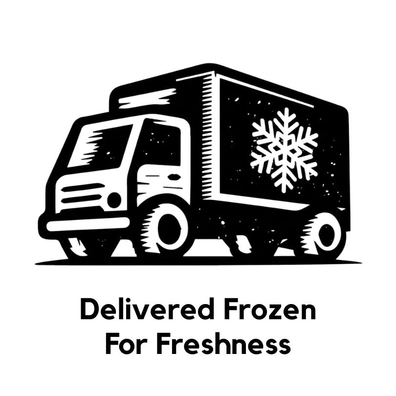 Delivered Frozen For Freshness