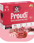 Proudi® Raw Red Combo Patties for Dogs