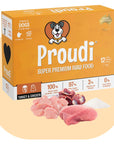 Proudi® Raw Turkey and Chicken Patties for Dogs