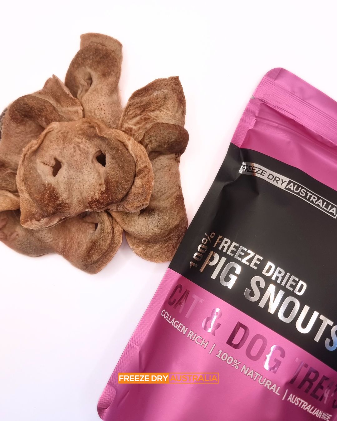 Freeze Dried Pig Snouts
