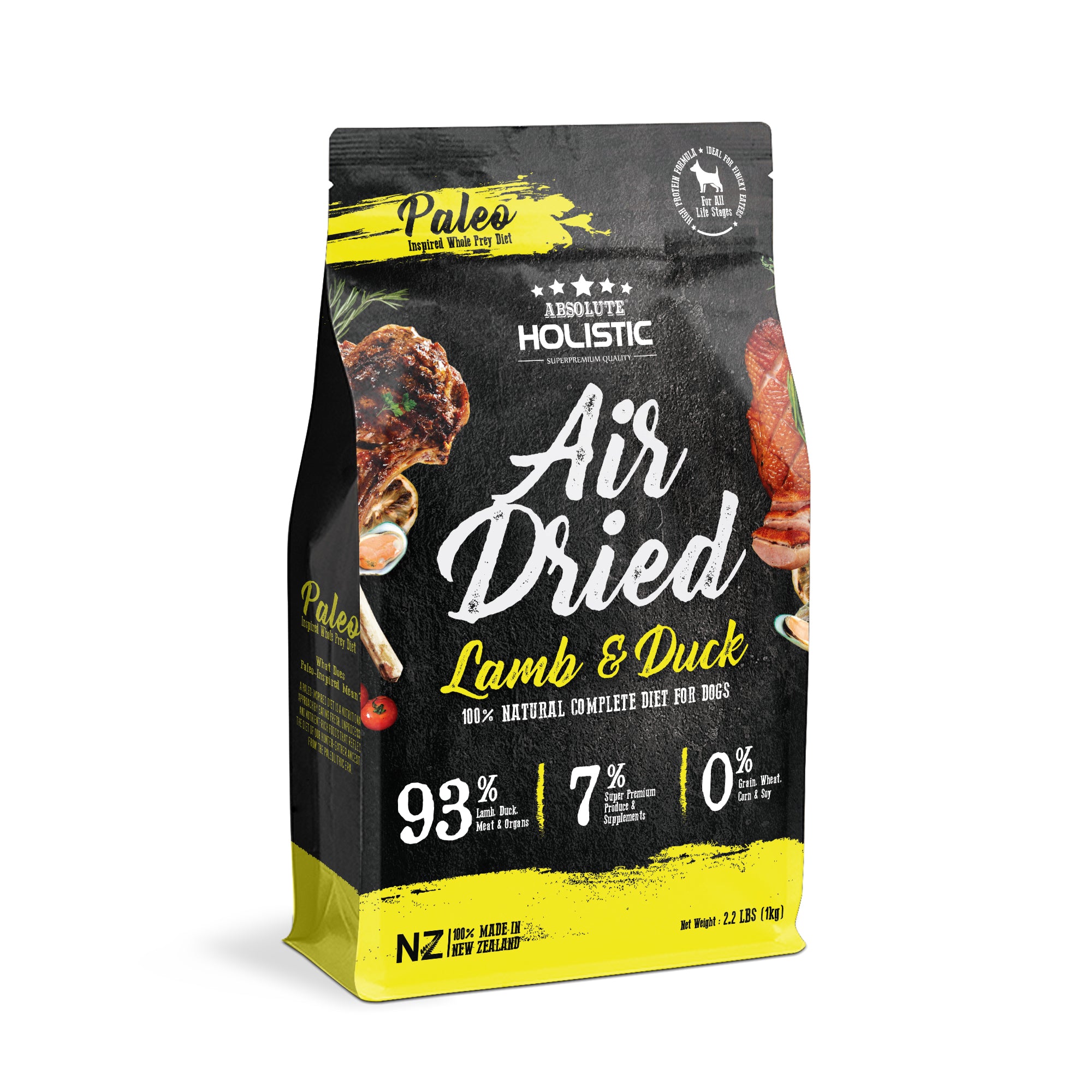 Absolute Holistic Air Dried Lamb & Duck 1kg